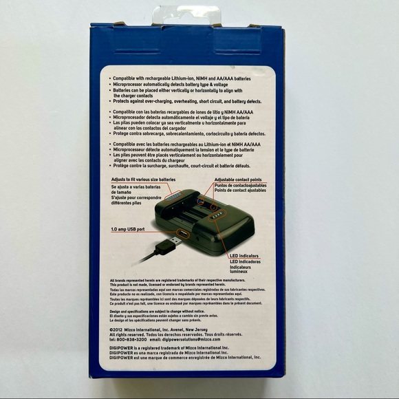 DigiPower Universal Battery Charger - Black NEW!! - Picture 2 of 6